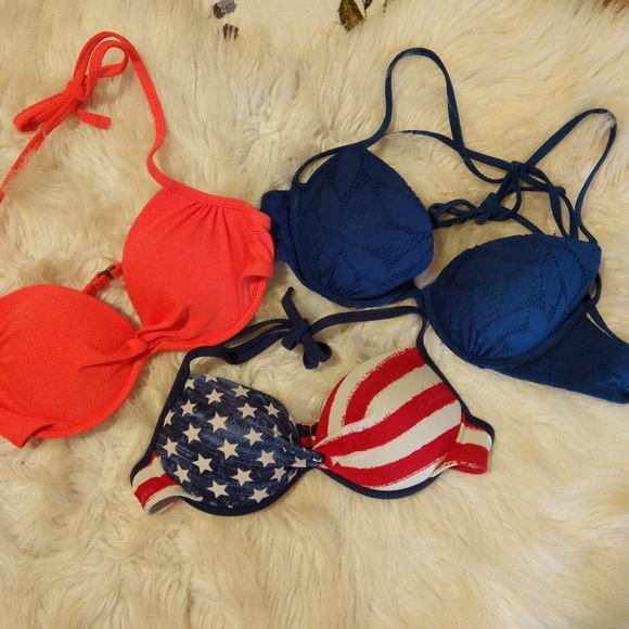 3PK NWOT Bikini top Small - Picture 1 of 4